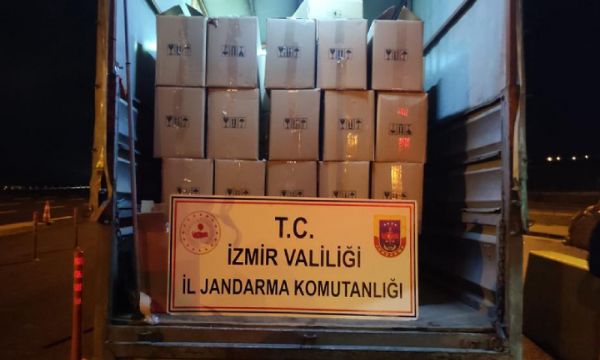 Jandarmadan İzmir'de makaron operasyonu!